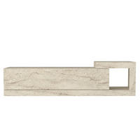 MOEBEL17 TV Lowboard 150 cm – Modernes Lowboard TV Schrank – TV Board Wohnzimmer – Fernsehtisch – TV Möbel Sideboard Modern – Modell Bliss - Beige, Holzwerkstoff (150/37/30cm) - moebel17