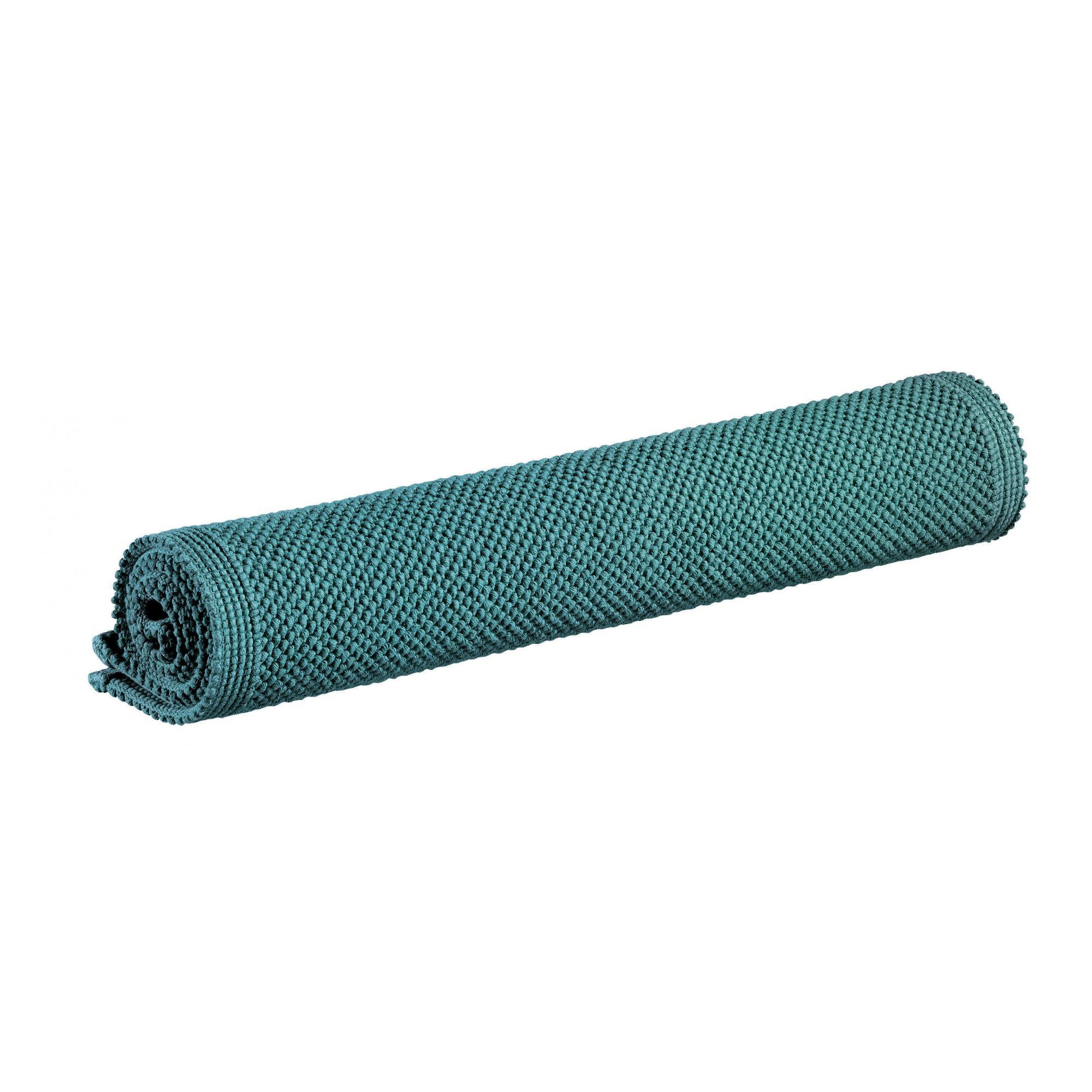 BADEMATTE Etia graugrün 54 x 64 cm - Grau/Grün, Textil (54/64cm) - Vivaraise
