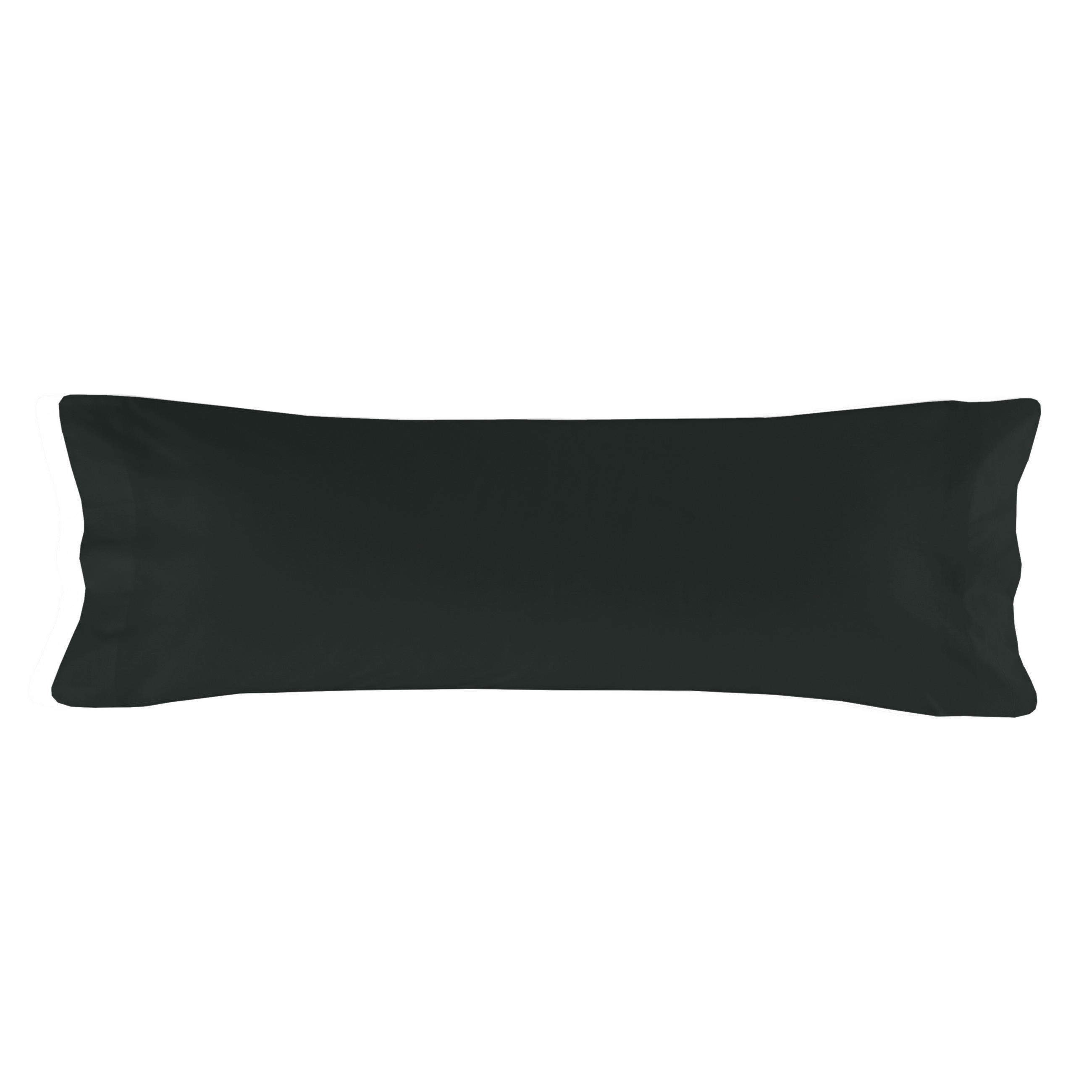 KISSENBEZUG basic 45x110 cm schwarz - Schwarz, Textil (45/110cm) - Happy Friday