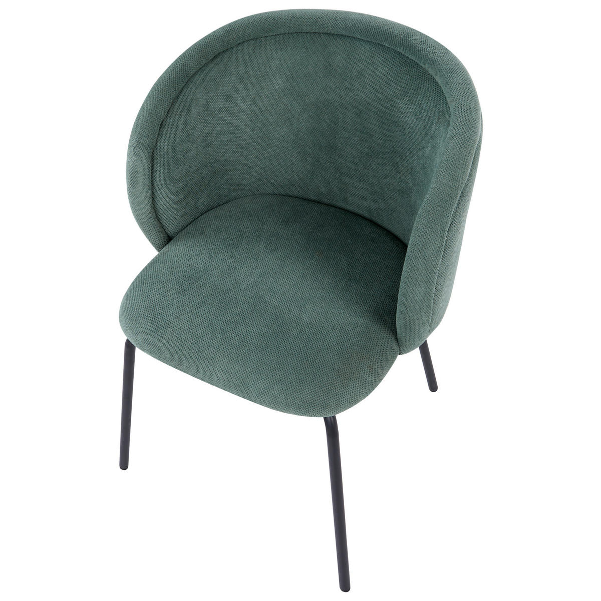 JÍDELNÍ ŽIDLE 2 ks sada Látka Světle zelená Sarasota - světle zelená, textil (60/79/60cm) - Beliani