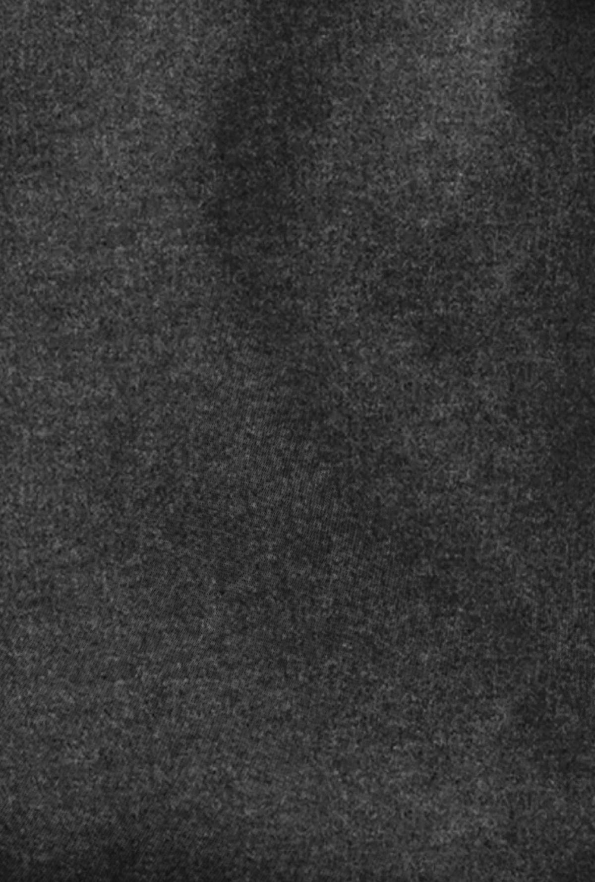 BETTWÄSCHE-GARNITUR Premium Biber Melange UNI titanium, 155x200 cm + 80x80 cm - Titanfarben, Textil (155/200cm) - biberna