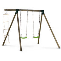 KLETTERGERÜST AUS HOLZ timo Braun - Dunkelbraun, Holz (240/230/240cm) - Habitat Garten