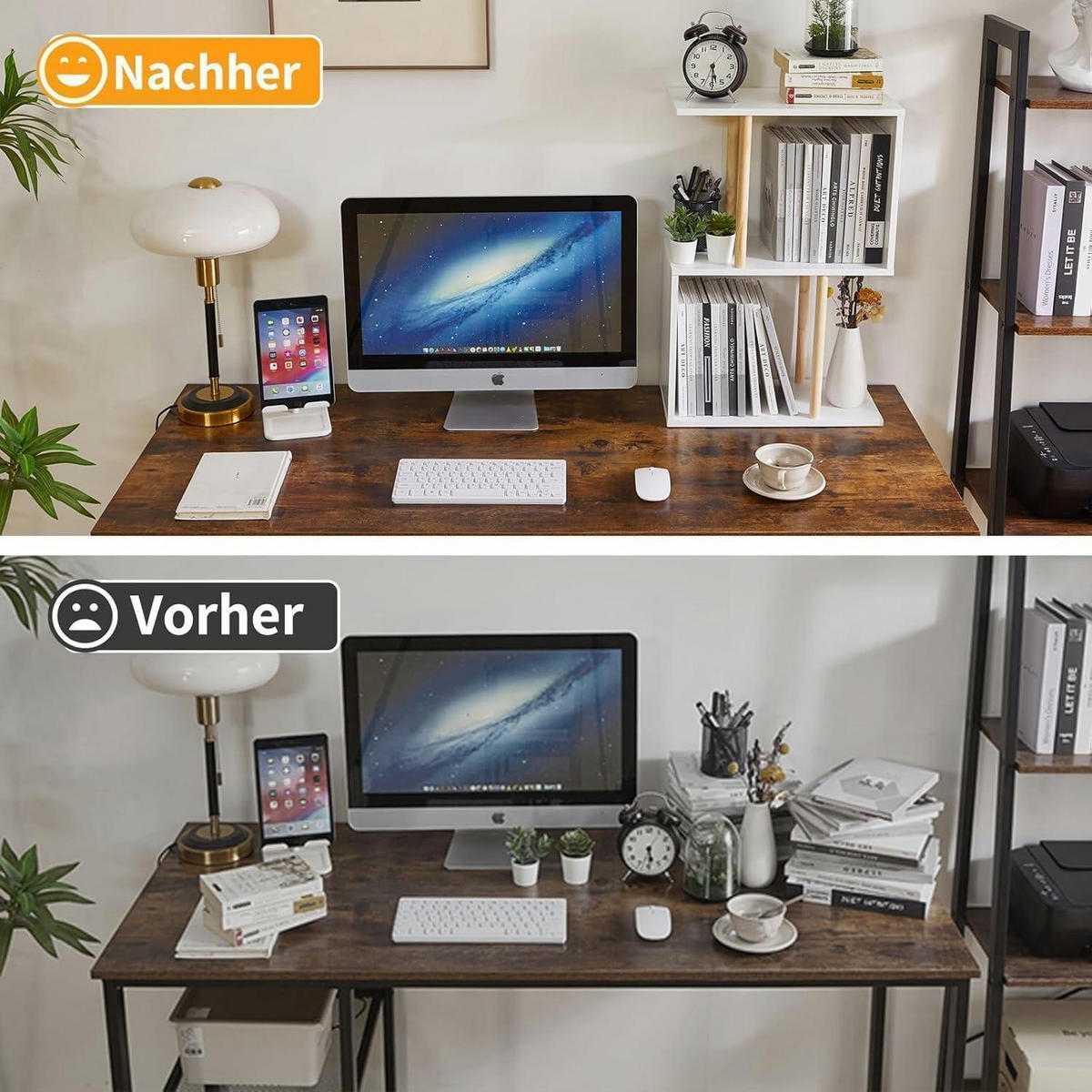 BEISTELLTISCH 60 cm hoch Weiß - Weiß, Holzwerkstoff (40/20/60cm)
