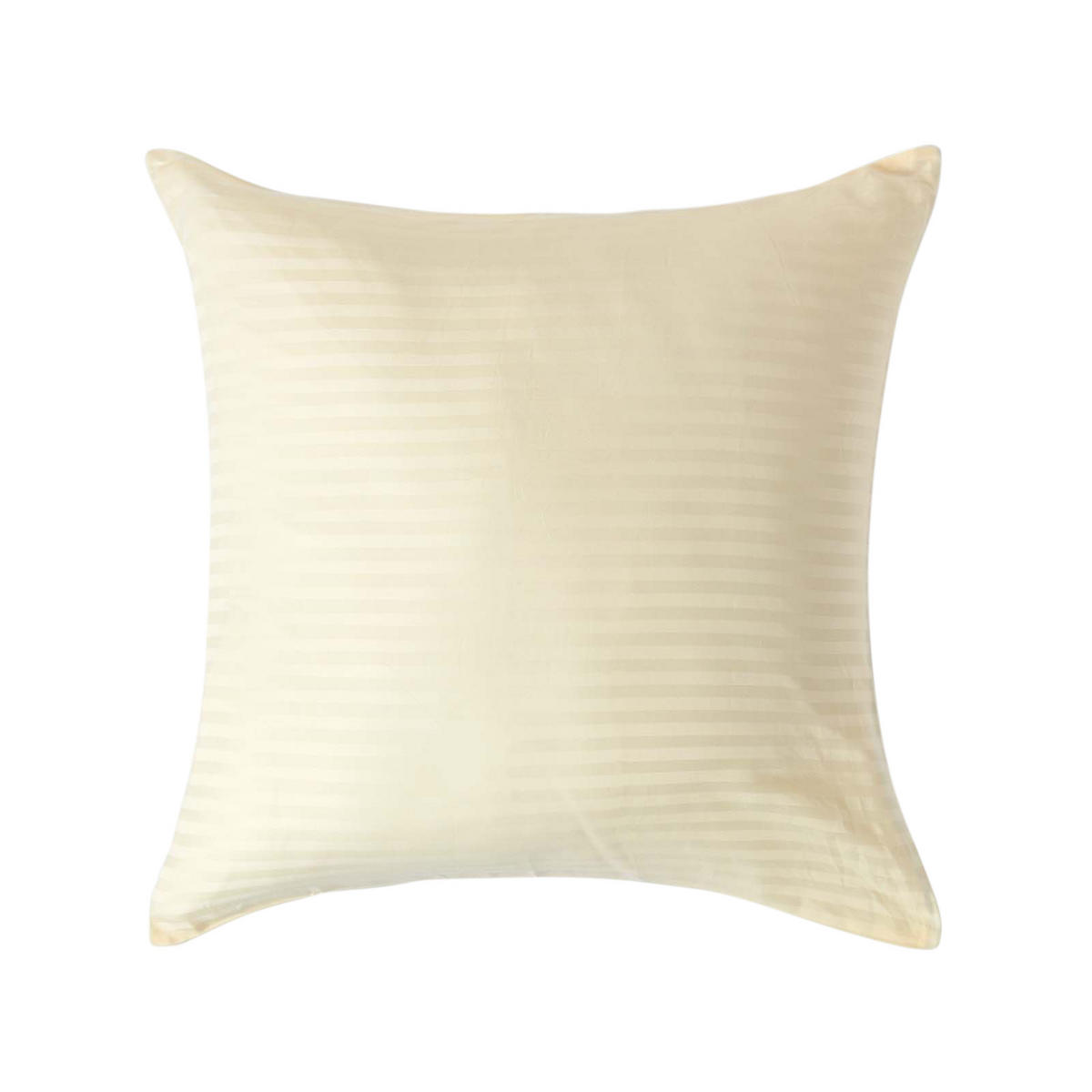 KISSENBEZUG Damast, Ägyptische Baumwolle, Fadendichte 330 - Creme, Textil (60/60cm) - Homescapes