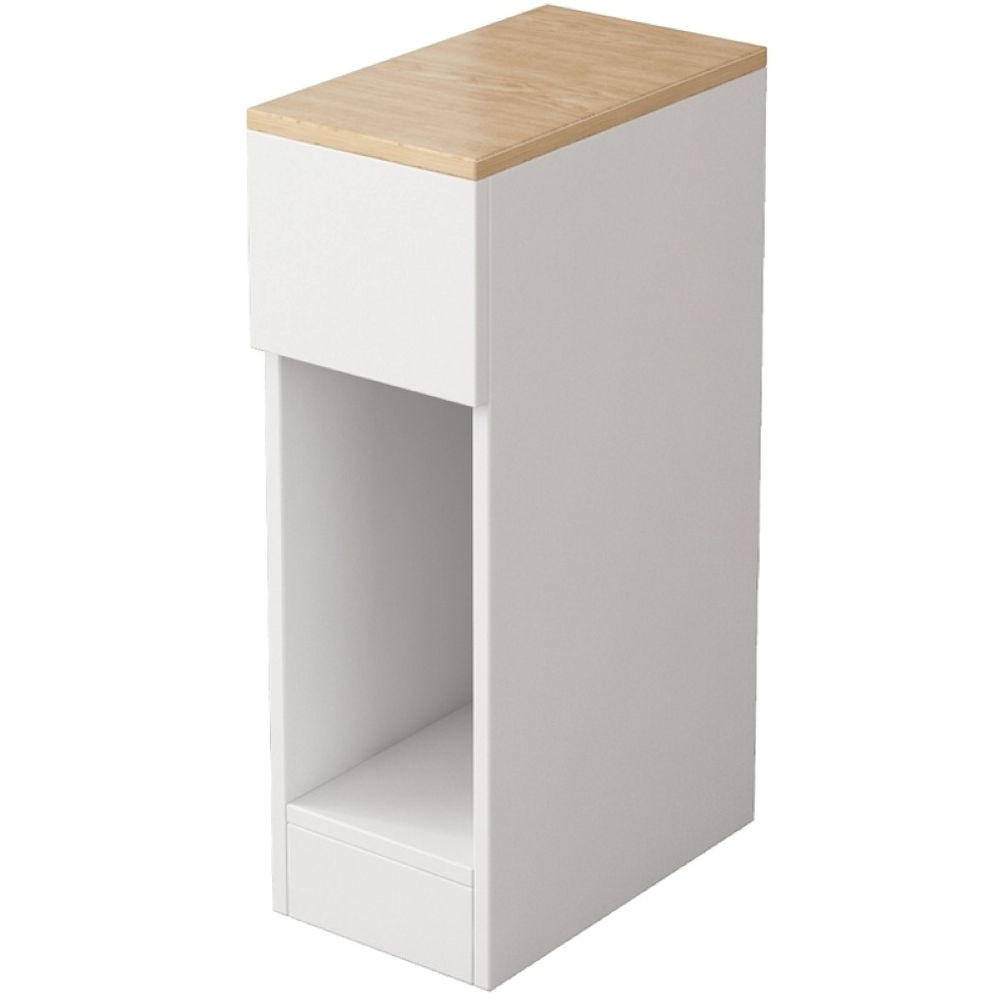 NACHTTISCH, weiß 20/33/60 cm - Weiß, Holzwerkstoff (20/60/33cm)