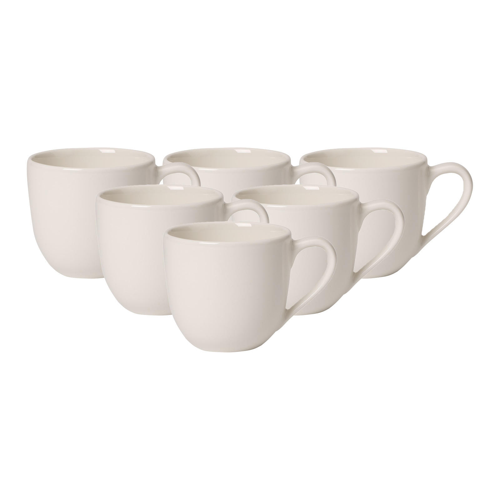 MOKKA- / ESPRESSOTASSEN For Me weiß 70 ml 6er Set - Weiß, Keramik (0.07L) - Villeroy & Boch