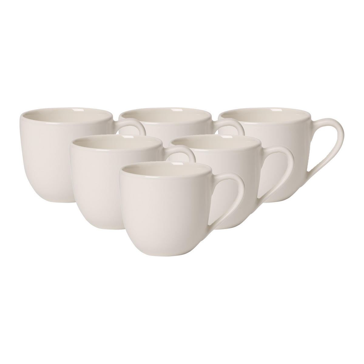 MOKKA- / ESPRESSOTASSEN For Me weiß 70 ml 6er Set - Weiß, Keramik (0.07L) - Villeroy & Boch