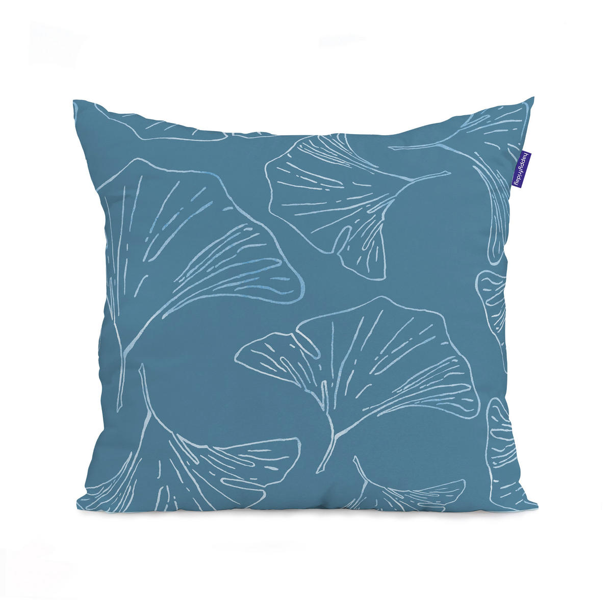 KISSENBEZUG ginkgo 50x50 + 50x30 cm mehrfarbig - Multicolor, Textil (50/50cm) - Happy Friday
