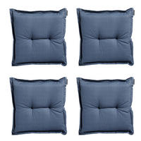 SITZKISSEN Basic 50/50 cm 4er-Set - Blau, Textil (50/5/50cm) - Madison