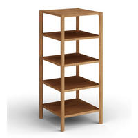 REGAL Campi Eiche Natur 43 / 43 / 100cm - Eichefarben, Holz (43/100/43cm) - Feldmann-Wohnen