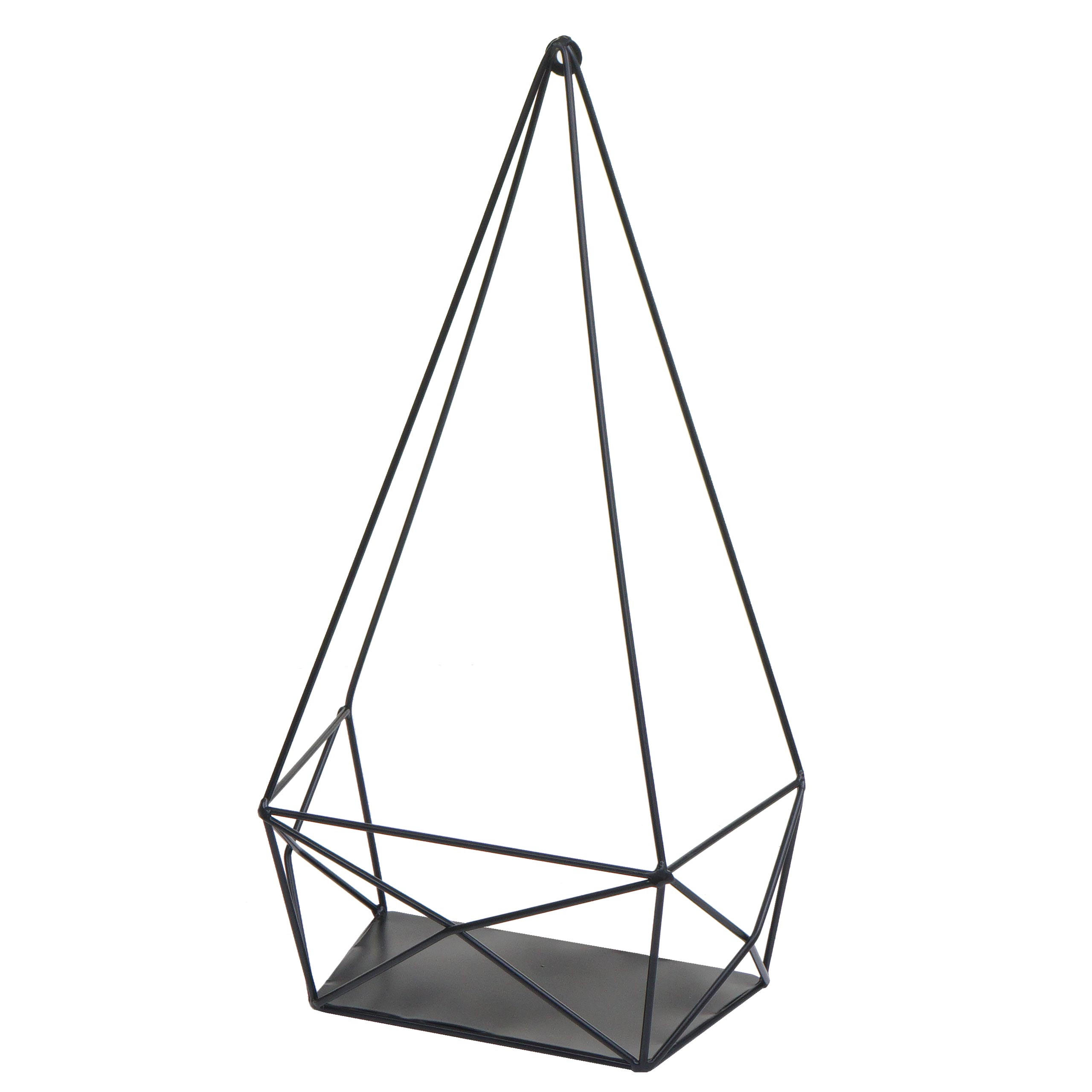WANDREGAL Schwarz - Schwarz, Metall (23/44/11cm) - MCW