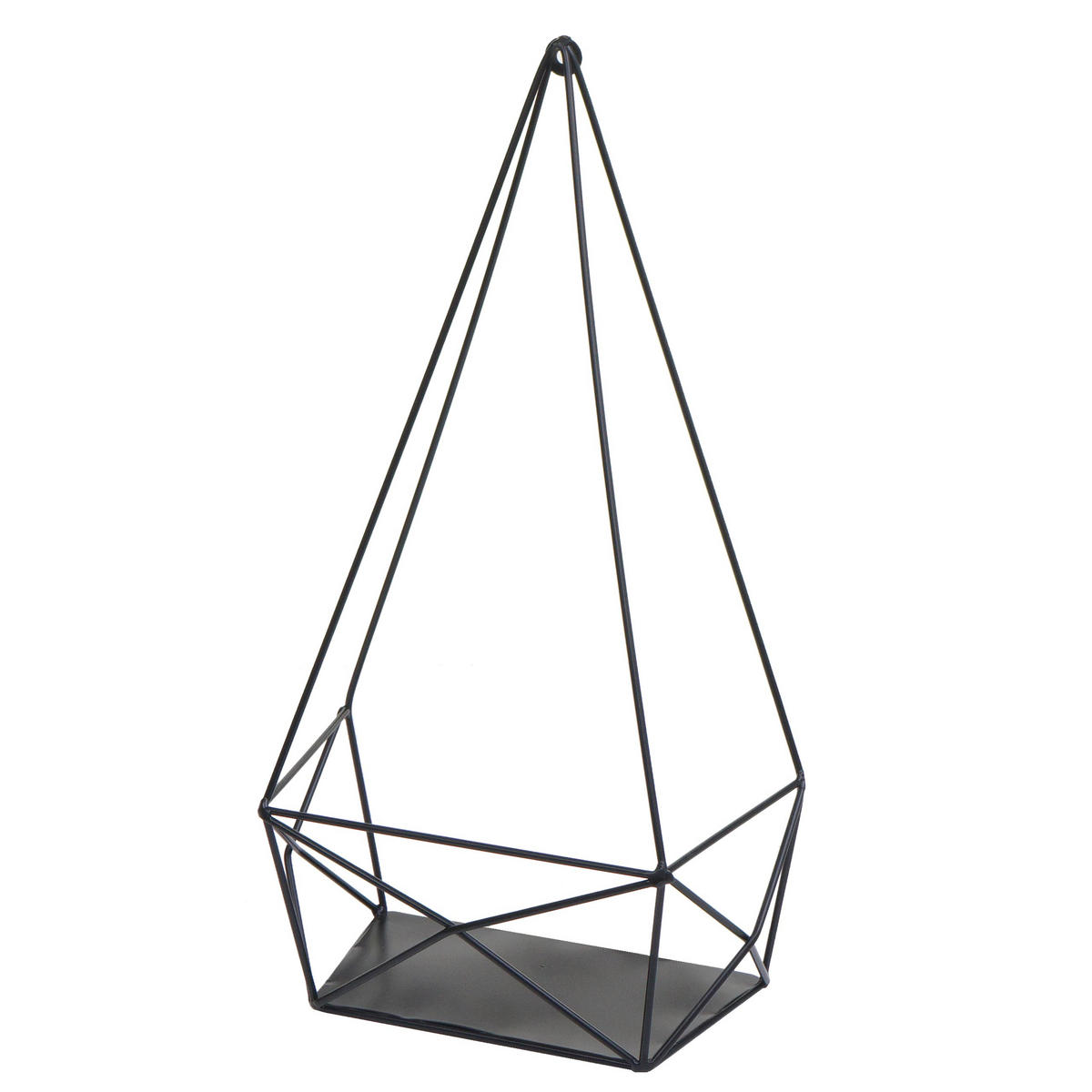 WANDREGAL Schwarz - Schwarz, Metall (23/44/11cm) - MCW