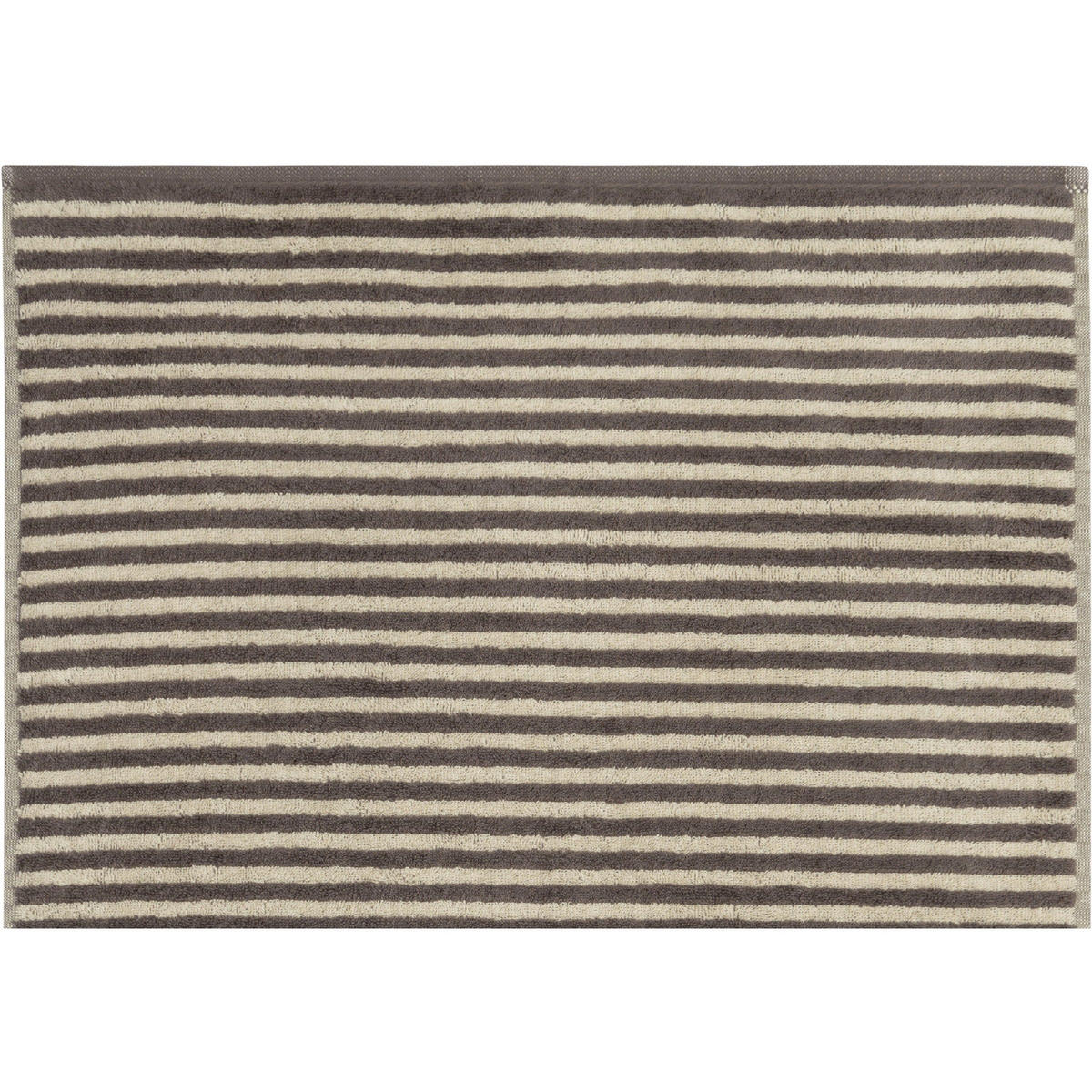 HANDTUCH LINES RINGEL 6255 PEPPER - 33 - Braun, Textil (50/100cm) - Cawoe