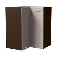 ECKHÄNGESCHRANK Oslo W12/60 Lava / Kaschmir Matt 60 / 60 / 72cm - Kaschmir/Dunkelgrau, Holz/Holzwerkstoff (60/72/60cm) - Feldmann-Wohnen