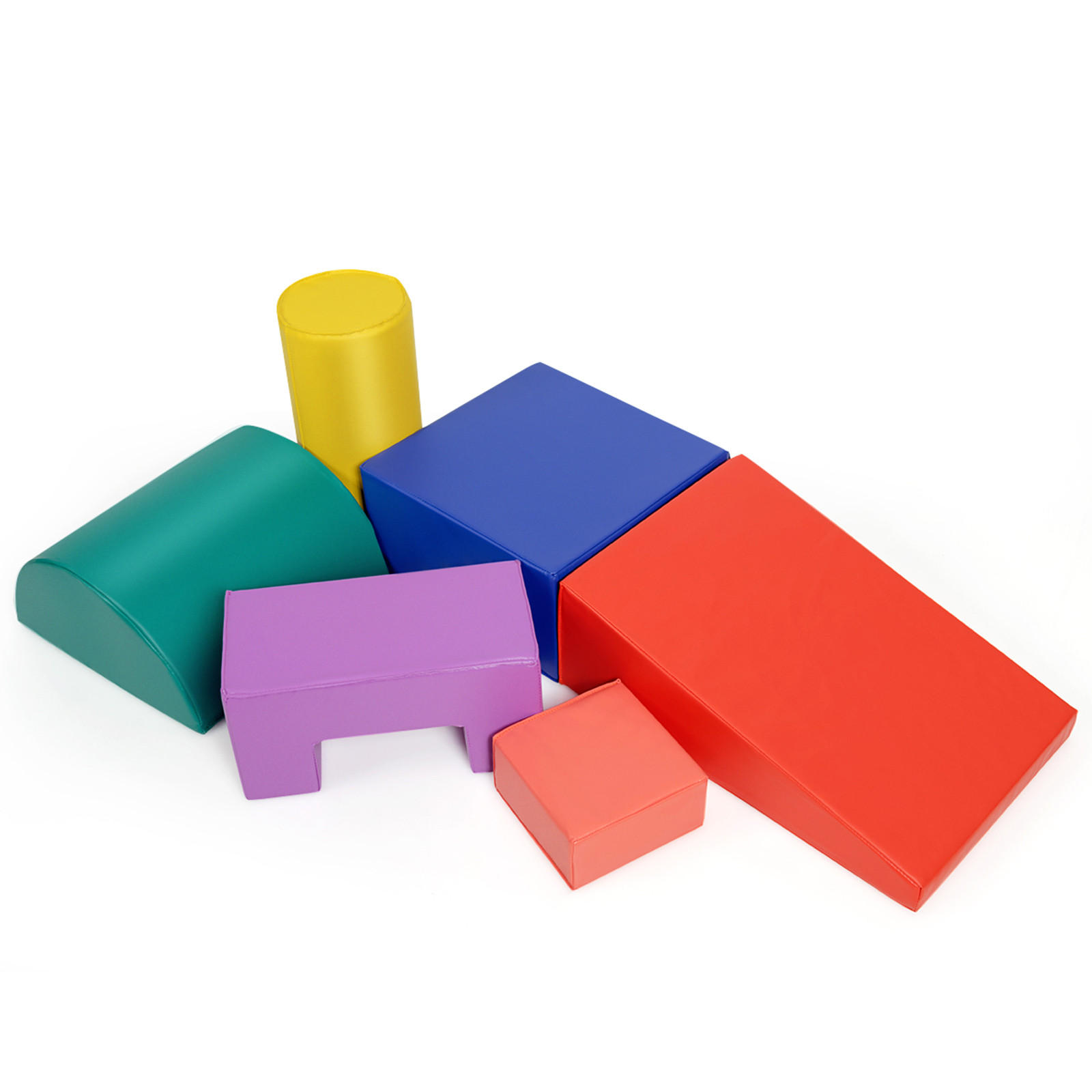 SCHAUMSTOFFBLOCK Farbig (5-teilig) - Multicolor, Kunststoff (40/20/40cm) - COSTWAY