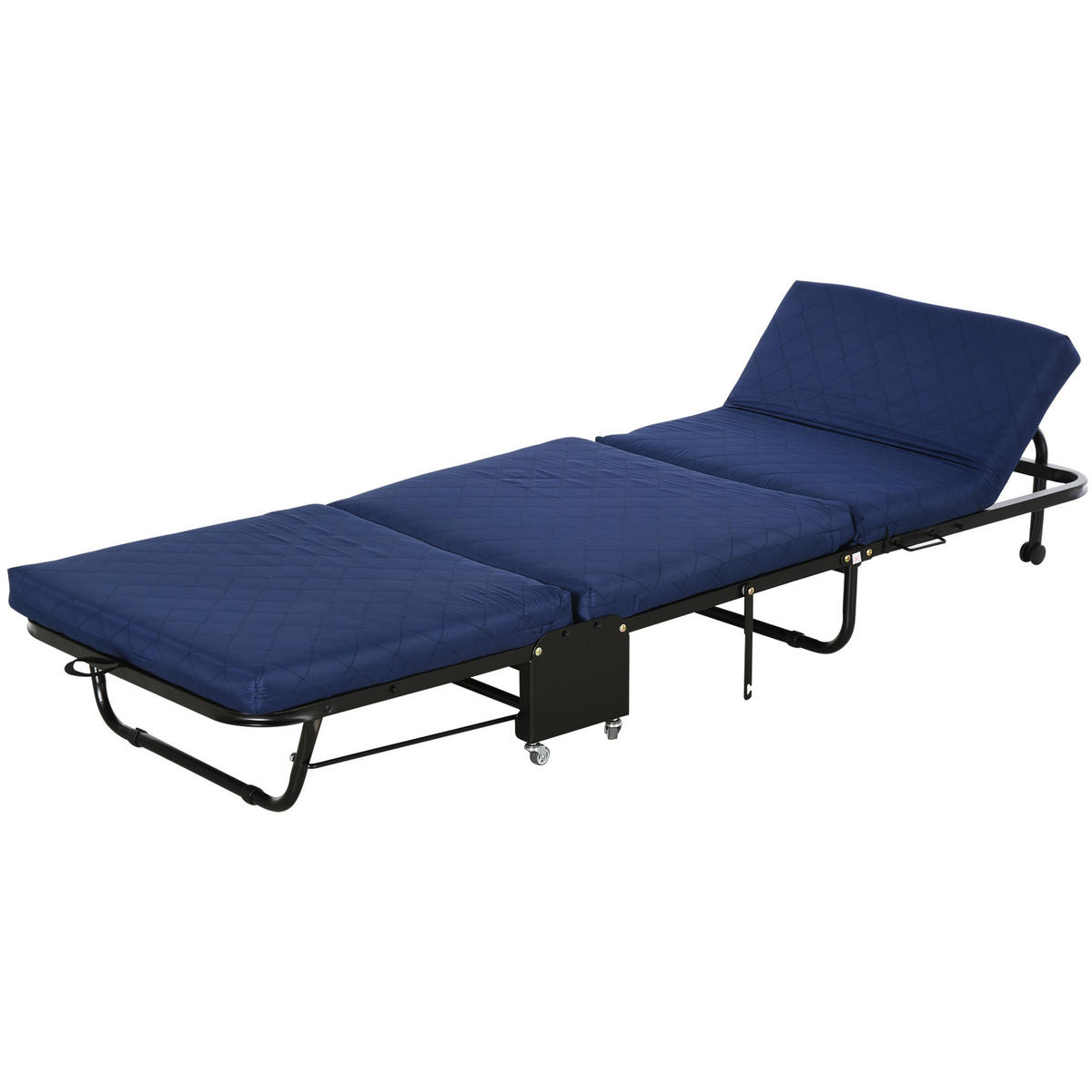 KLAPPBETT - Blau, Metall - HOMCOM