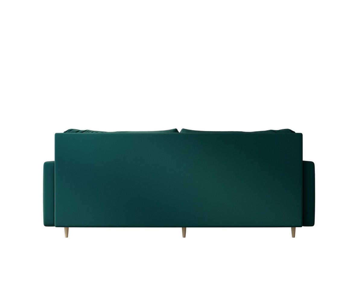 SOFA ASTRA mit Schlaffunktion ITAKA 39 mit Stauraum - Violett, Textil (90/88/228cm) - Bedante