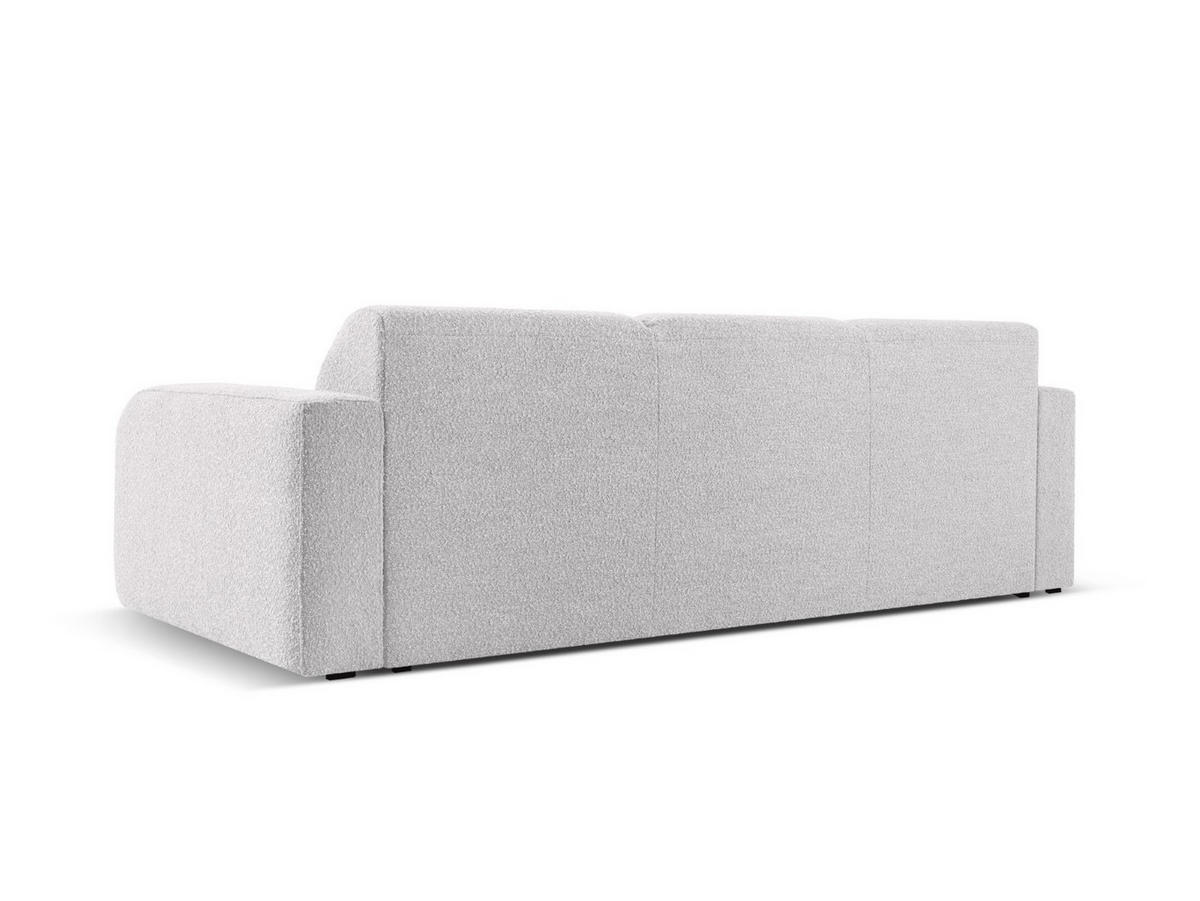 SOFA Molino aus Boucle hellgrau 3 Sitzplätze - Hellgrau, Textil (95/72/235cm) - Micadoni