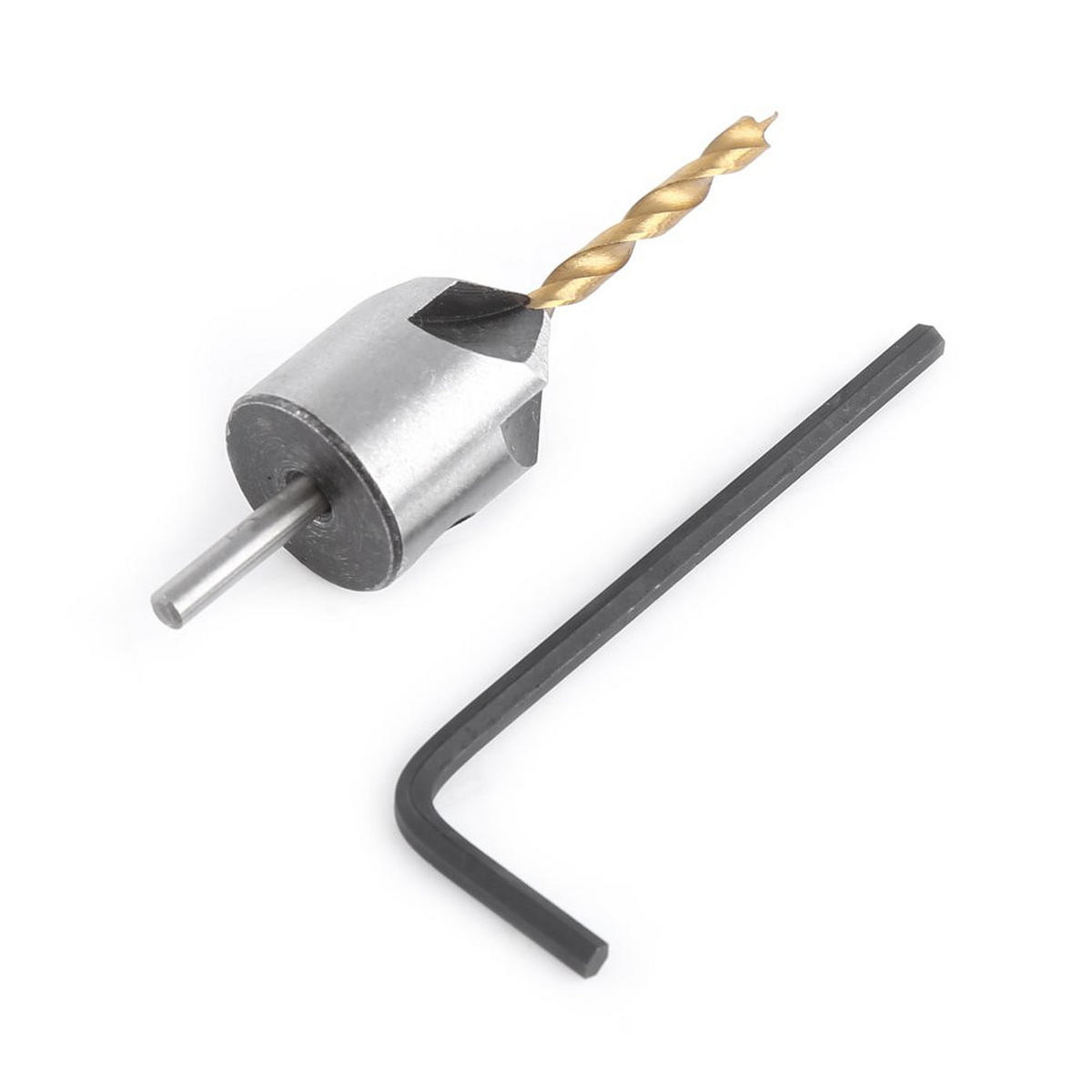 BOHRER – 5 mm – mit Senkloch - Schwarz, Metall (0.5/1/1cm) - DCA