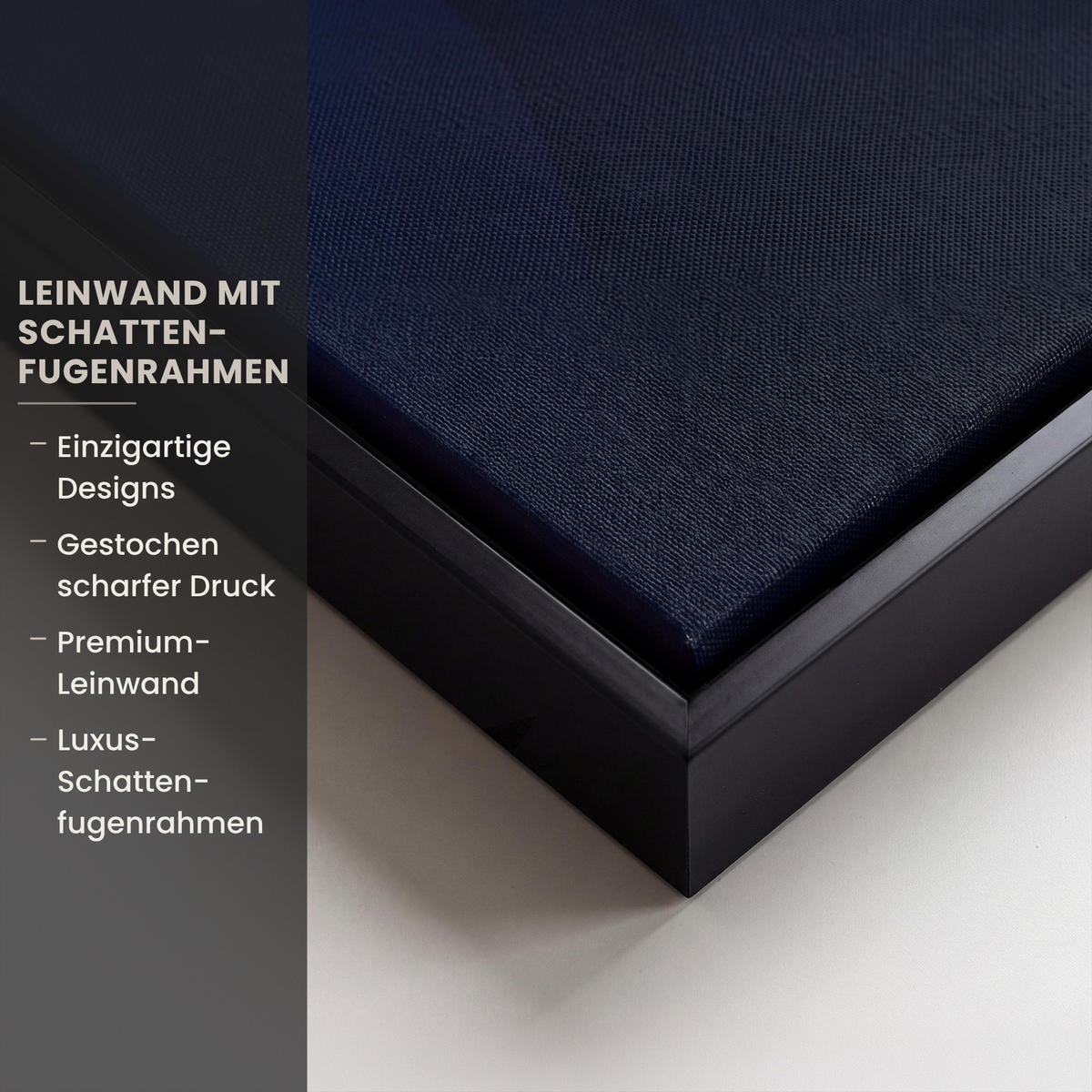 LEINWAND Bilder mit Rahmen - Meer - Fische - Bunt - Dynamisch - 90x90 - Hellblau, Textil (90/90cm) - MuchoWow