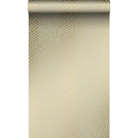 TAPETE Schlangenhaut-Motiv 53 cm x 10.05 m - Gelb, Papier (53/1000cm) - Origin Wallcoverings