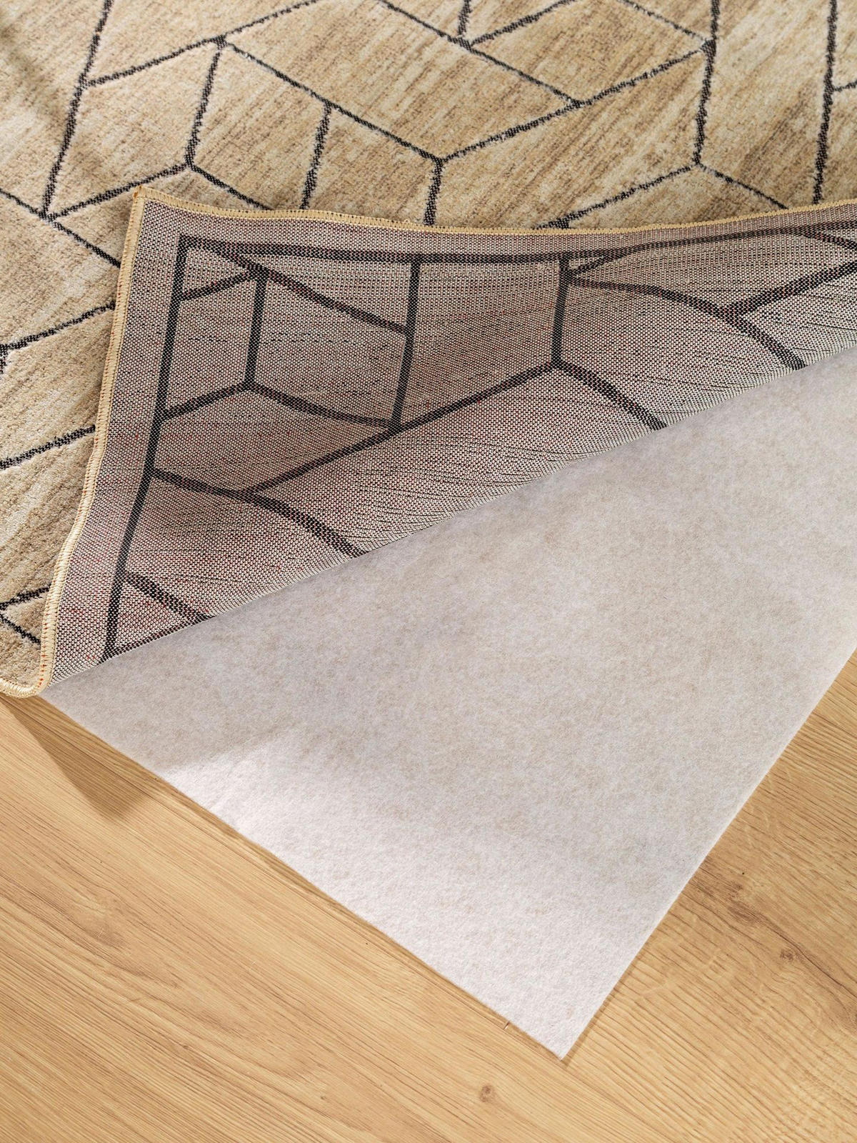 TEPPICH Daisy Cream 140x200 cm - Beige, Textil (140/1cm) - KUNSTLOFT