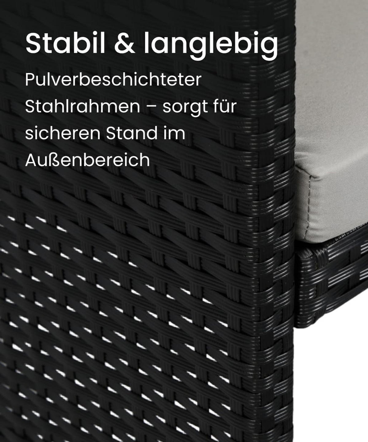 LOUNGEGARNITUR Dunkelgrau - Dunkelgrau, Kunststoff - Home Collective