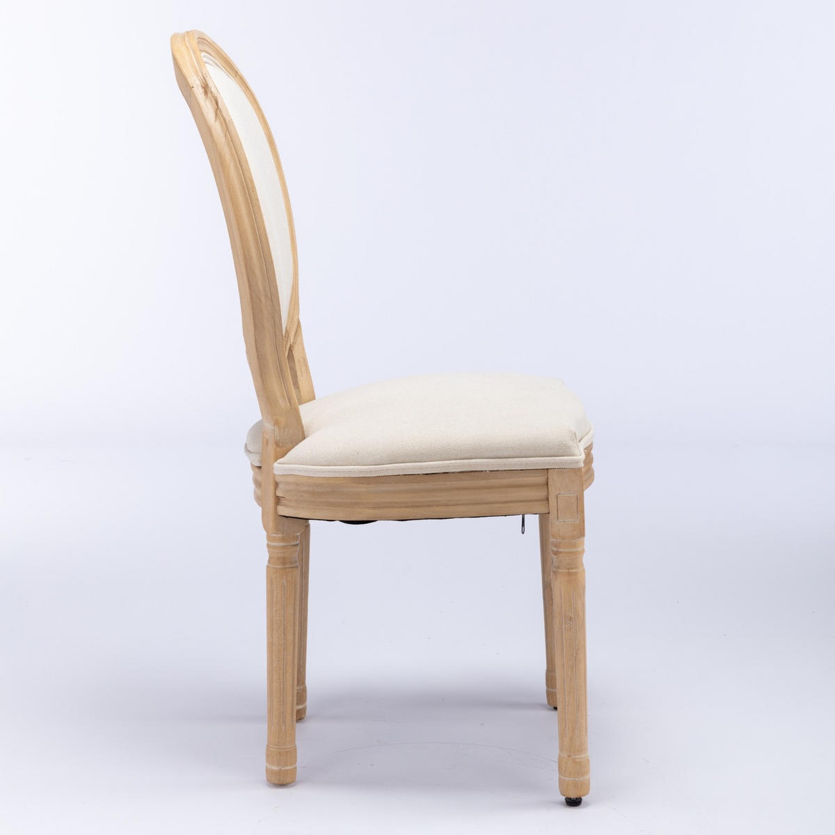 ESSZIMMERSTUHL im französischen Stil 2er-Set Massivholz Beige - Beige, Holz (49/95/59.5cm) - Meubliv