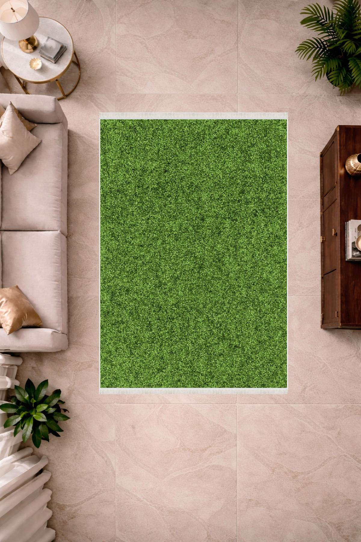 FLACHTEPPICH Wohnzimmer 120/180cm GRUEN - Grün, Textil (120/180cm) - ROLFNERS