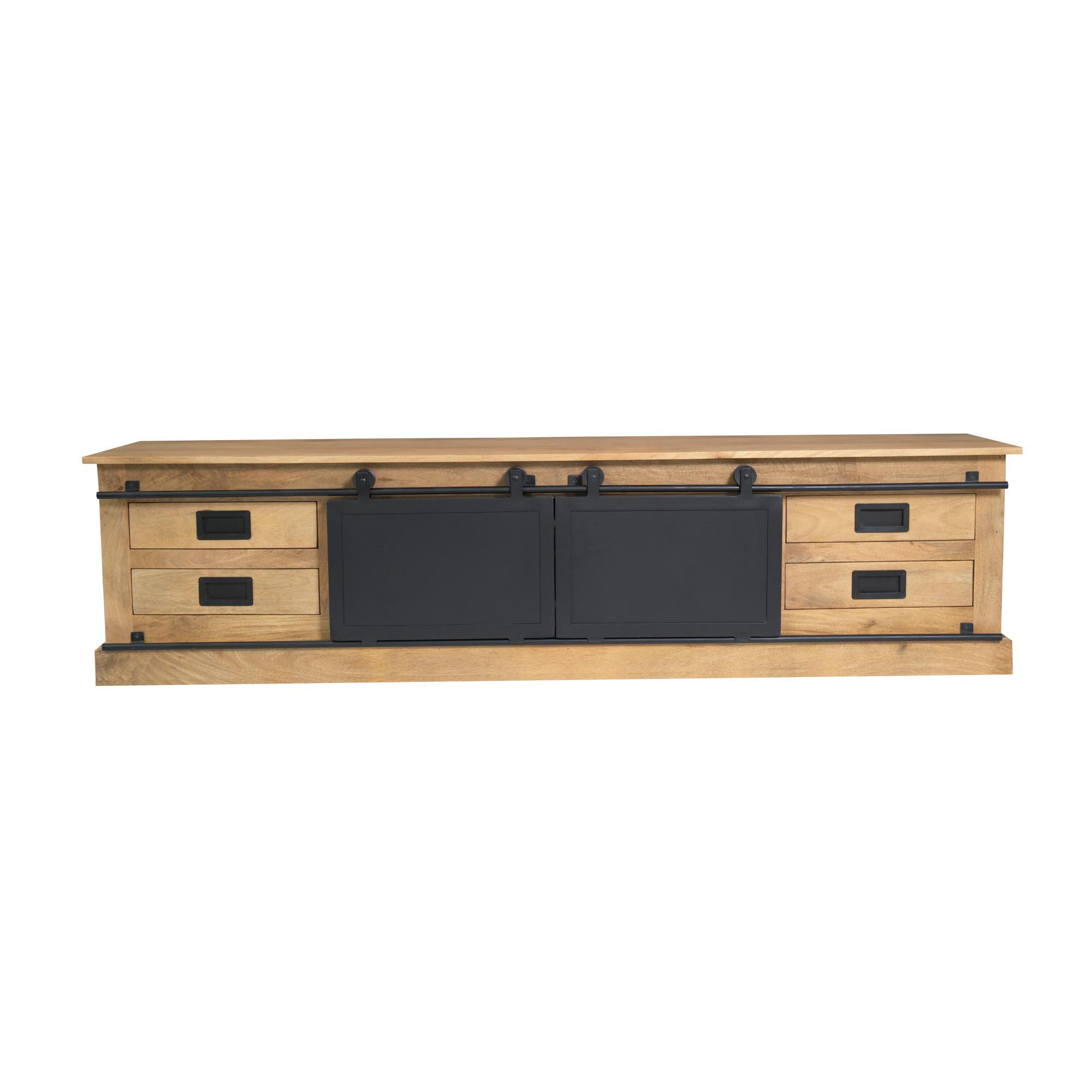 TV-MÖBEL Fresno Braun 45/200/50 cm - Braun, Holz (200/50/45cm) - Starfurn