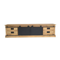 TV-MÖBEL Fresno Braun 45/200/50 cm - Braun, Holz (200/50/45cm) - Starfurn