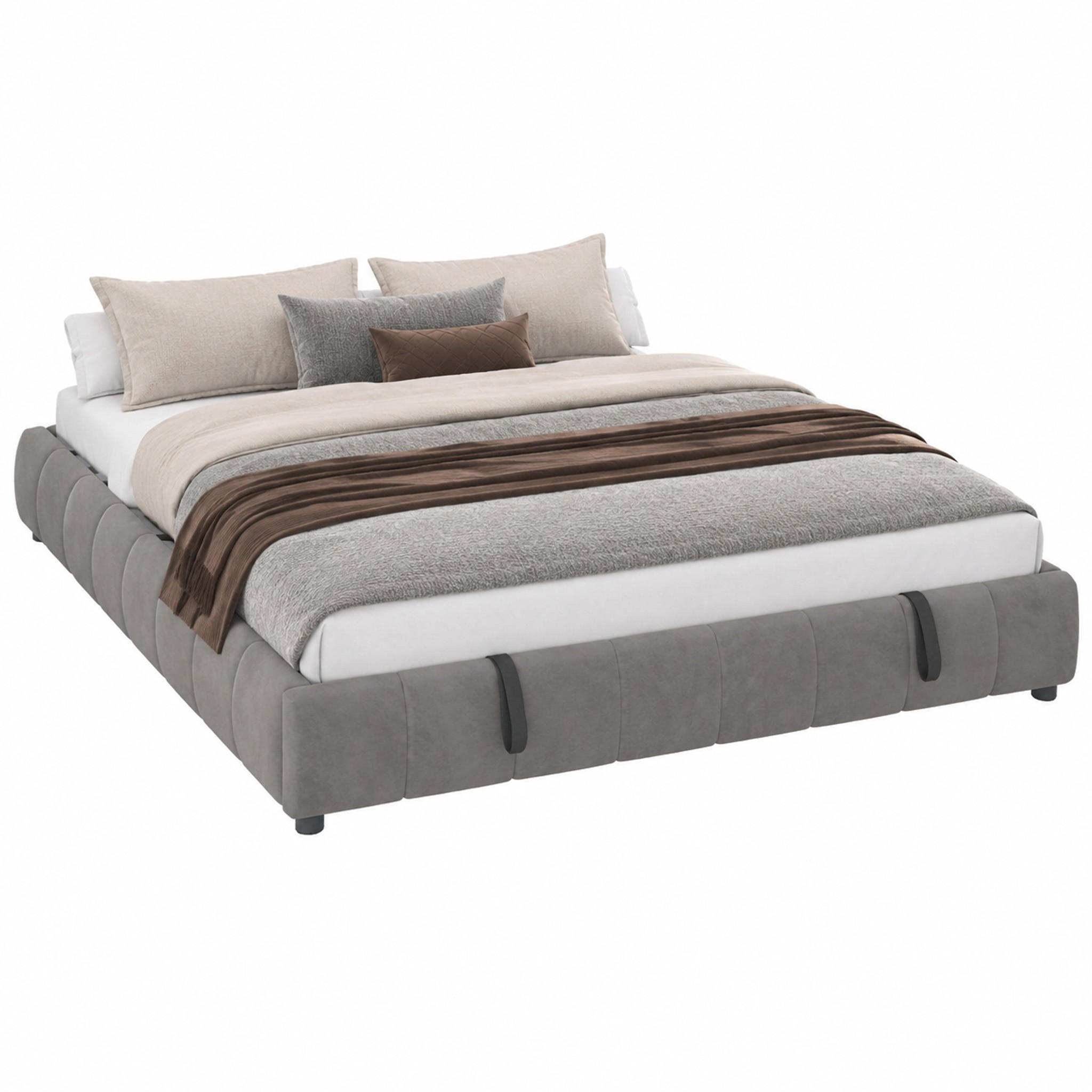 Meubliv Bett Grau 180x200 cm