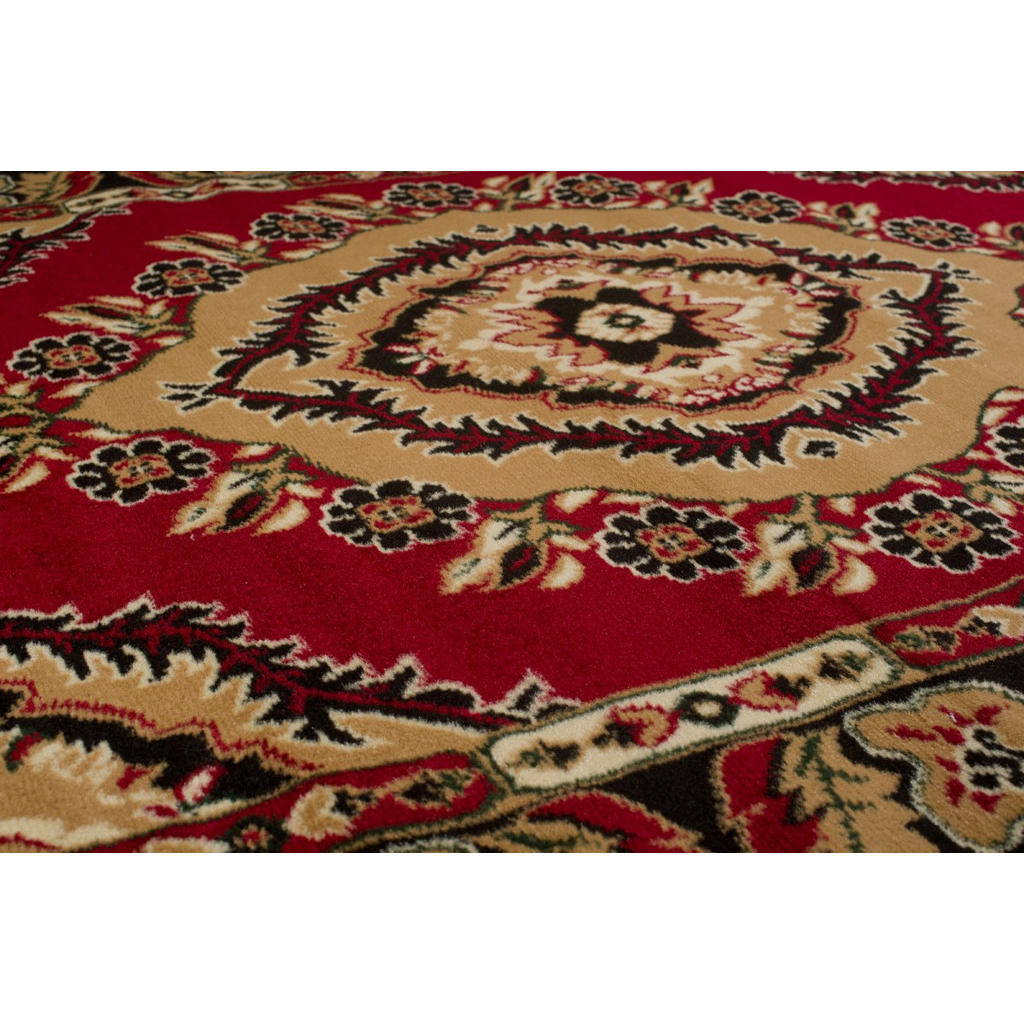 Thumbnail - Tapiso Teppich, Beige, Grün, Textil, 70x130 cm, Teppiche & Böden, Teppiche