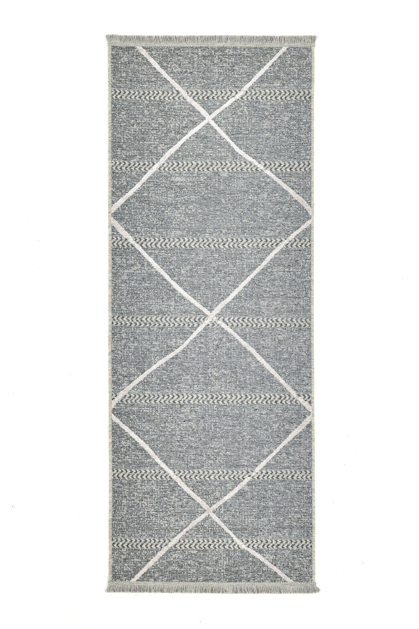 FLACHWEBTEPPICH Braderup 80x200 cm - Anthrazit, Textil (80/200cm) - Sansibar SYLT