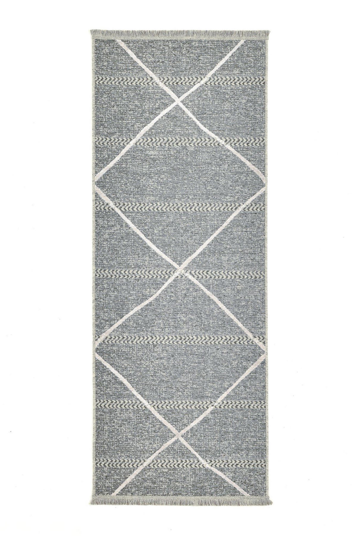FLACHWEBTEPPICH Braderup 80x200 cm - Anthrazit, Textil (80/200cm) - Sansibar SYLT