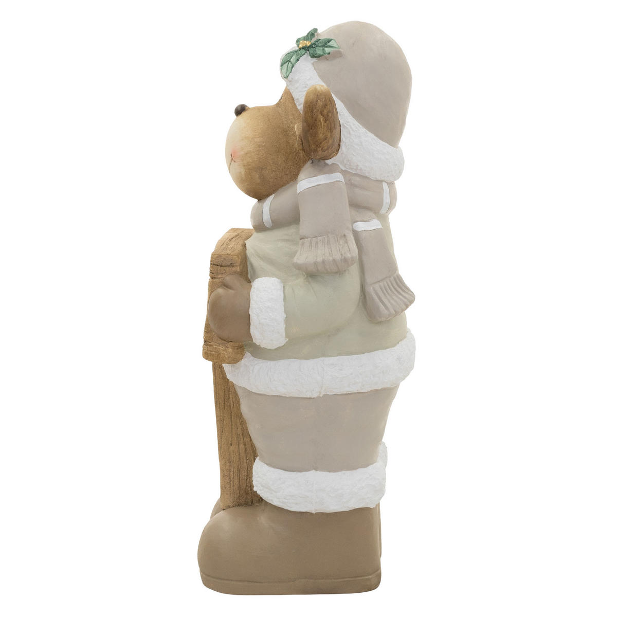 WEIHNACHTSELCH-FIGUR mit LED-Beleuchtung Weihnachtsdeko Innen Rentier 76 cm - Multicolor, Stein (40/76/29cm) - ECD-Germany