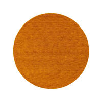 WOLLTEPPICH rund Jamal Gelb ø 120 cm rund - Gelb, Textil (120/120cm) - benuta Nest