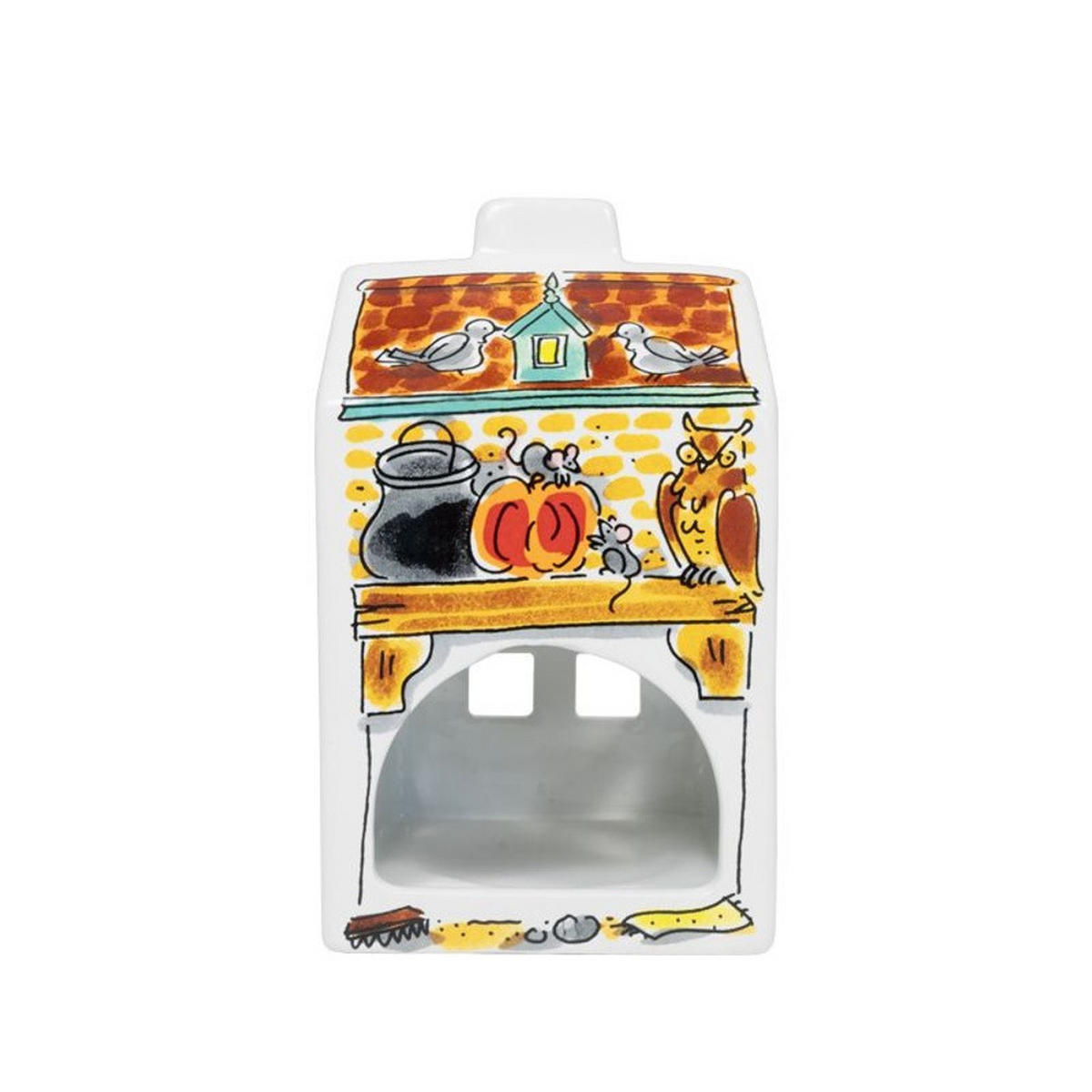 TEELICHTHALTER Aschenputtel in Bunt - 14,5cm - Multicolor, Keramik (8.5/14.5/8.3cm) - Blond Amsterdam