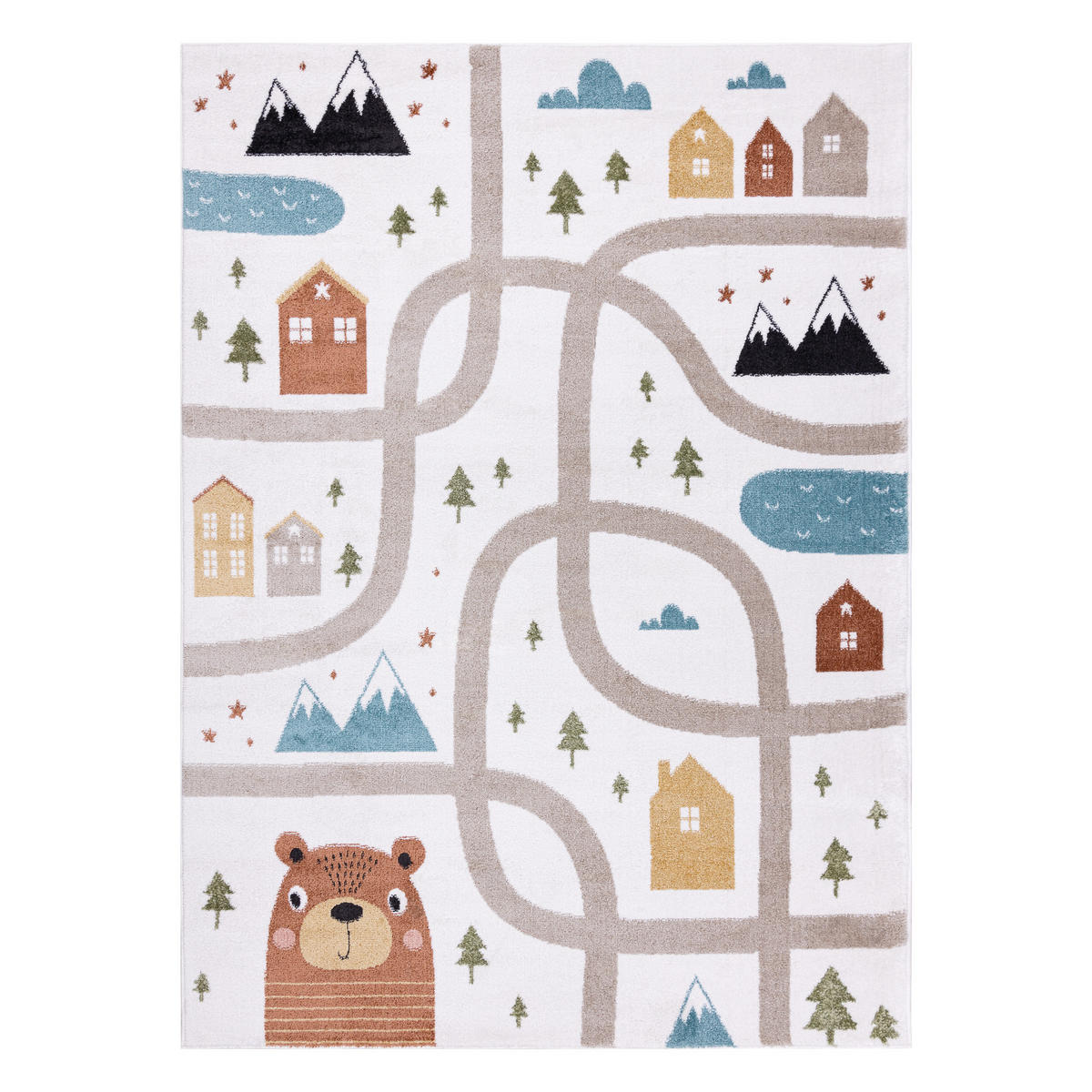 TEPPICH Fun 80/150 cm - Creme, Textil (80/150cm) - rugsX