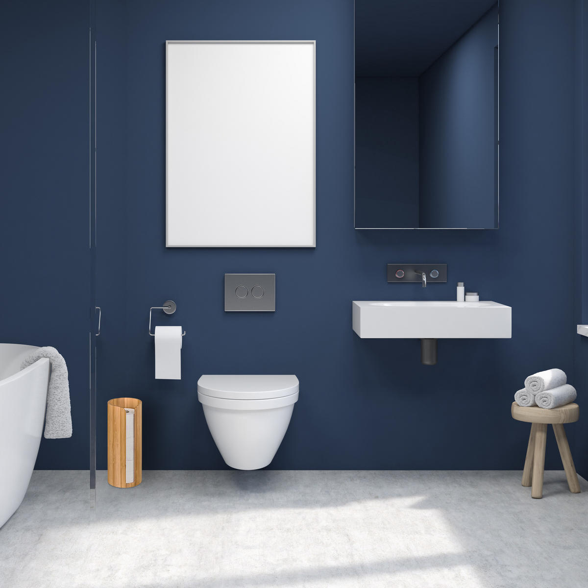 TOILETTENPAPIER-AUFBEWAHRUNG - Hellbraun, Holz (14.5/33.5/14.5cm) - Relaxdays