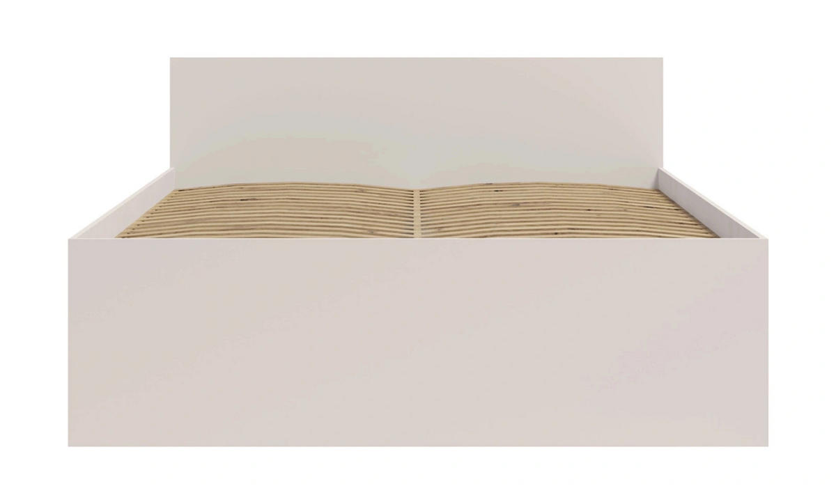 BETT 160x200 cm Kaschmir - mit Lattenrost - Modena - Beige, Holz - Ravio