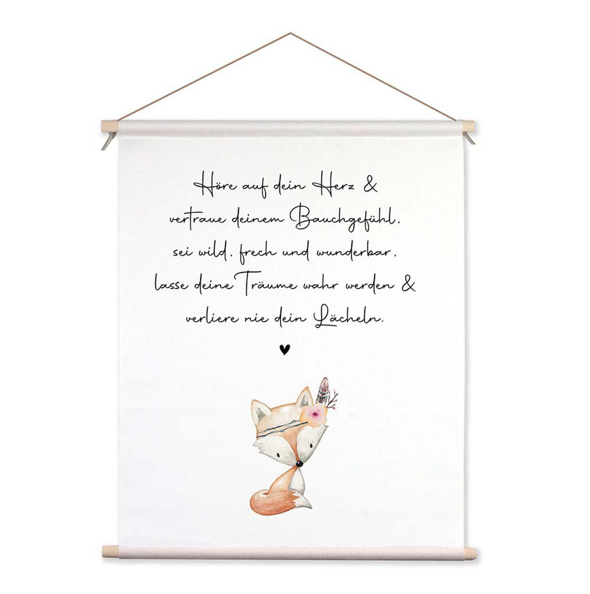 POSTER aus Stoff 40x50 cm Bild Kinderzimmer Wüsche - Orange, Textil (40/50/2cm) - artissimo