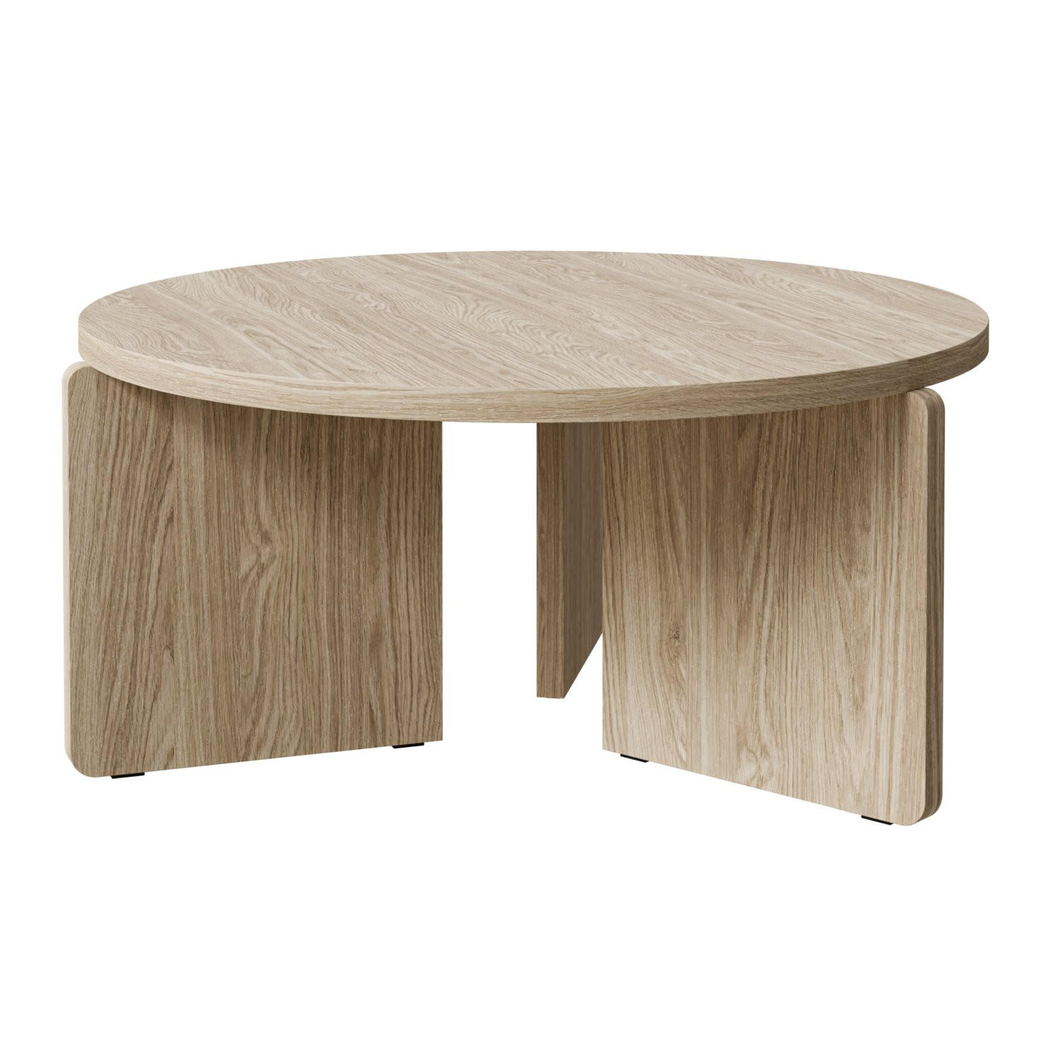 COUCHTISCH Preffines Holzoptik Eiche 85 cm - Beige, Holzwerkstoff (88.5/88.5/40.5cm) - Selsey