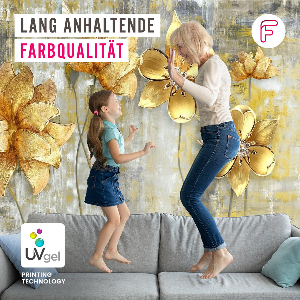 FOTOTAPETE, Graffiti an der Wand blaues Gesicht - Blau, Papier (300/210cm) - Feeby