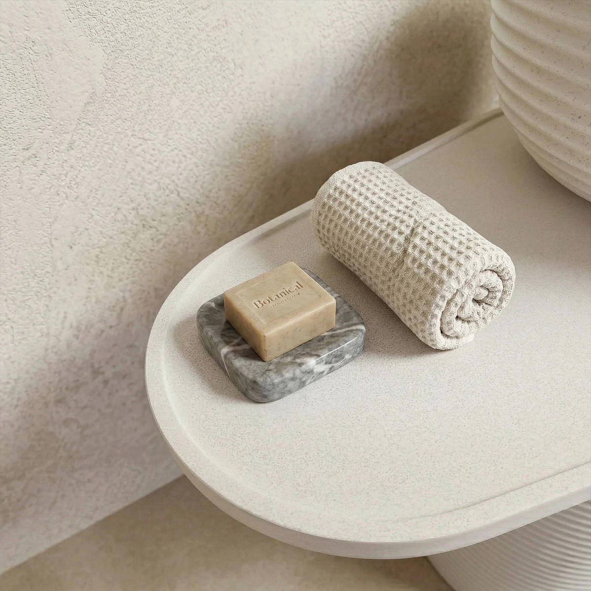 STANDWASCHBECKEN Rea Azalia - Beige, Kunststoff (39.5/86/65.5cm) - REA