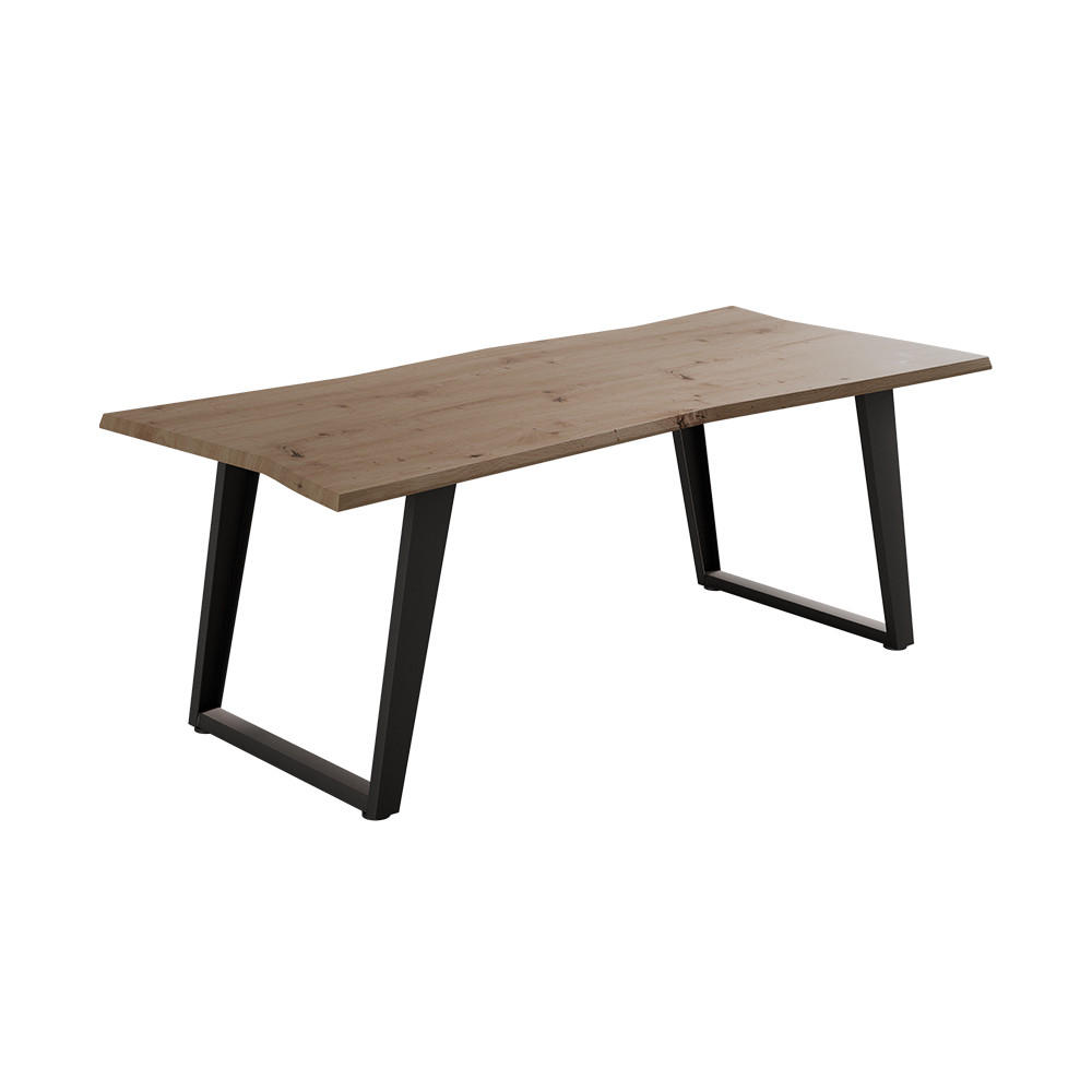 COUCHTISCH Yan Artisan 110 x 50 cm - Hellgrau, Holzwerkstoff (50/110/40cm) - Vicco