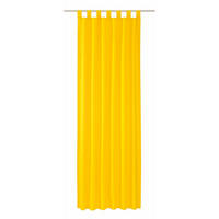 SCHLAUFENVORHANG IM UNI DESIGN DOVE Blickdicht - Dunkelgelb, Textil (140/0.5/255cm) - Tom Tailor