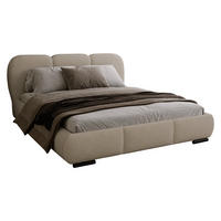 POLSTERBETT Rosa - Eichefarben/Beige, Holz/Textil (140/200cm) - MIRJAN24