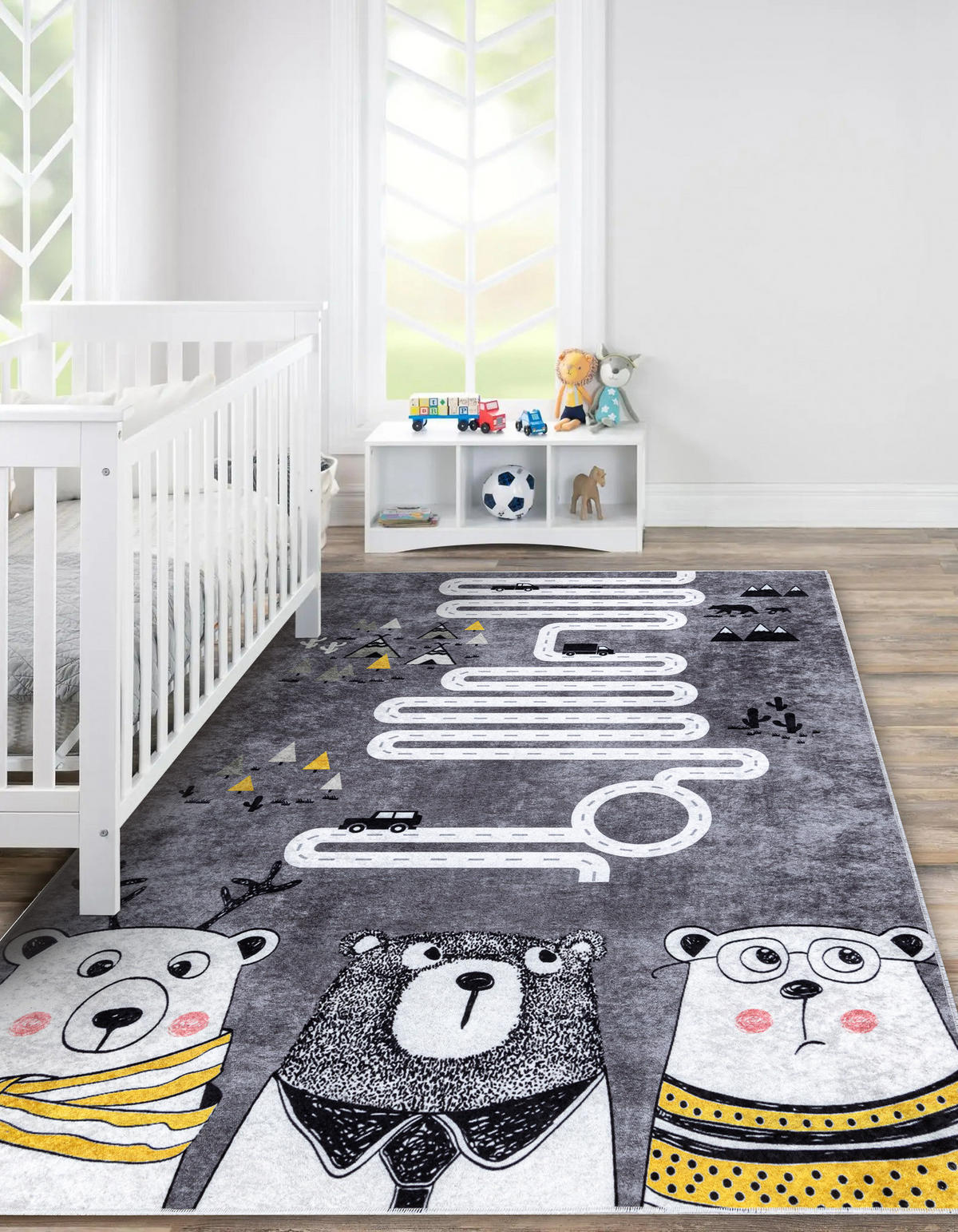 TEPPICH Junior 160/220 cm - Grau, Textil (160/220cm) - rugsX