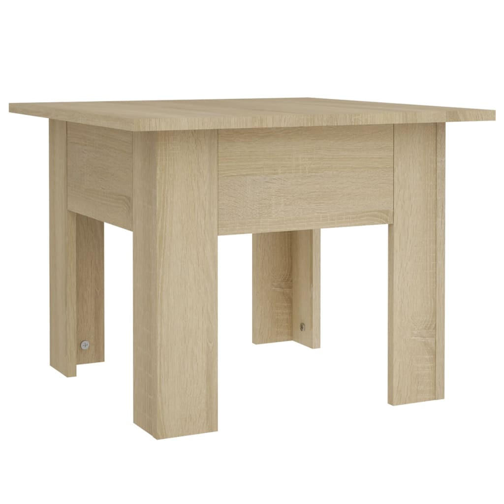 COUCHTISCH Sonoma-Eiche 55x55x42 cm Holzwerkstoff - Hellbraun, Holzwerkstoff (55/55/42cm) - furnicato